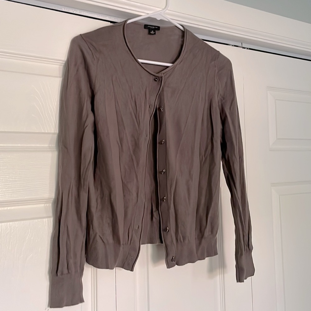Ann Taylor cardigan brown/taupe size M